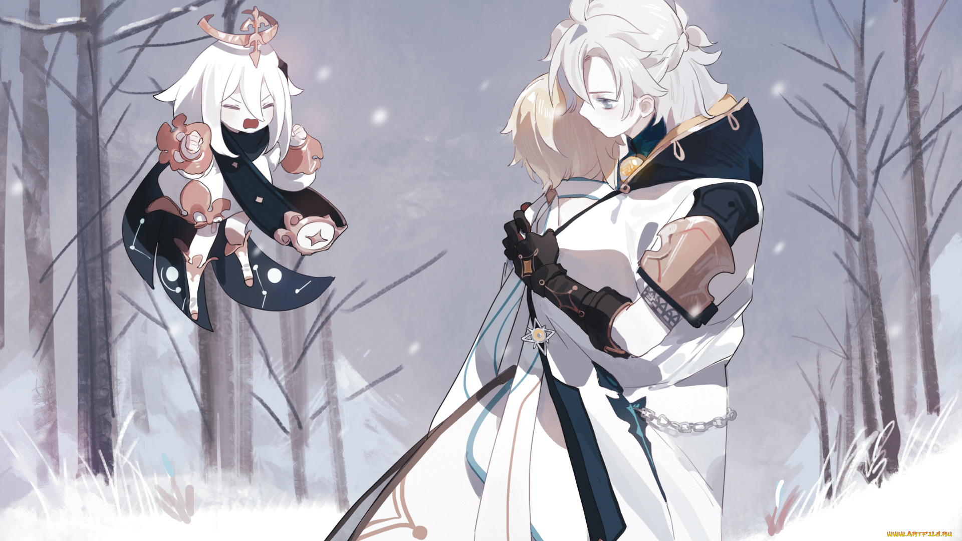 аниме, genshin, impact, genshin, impact