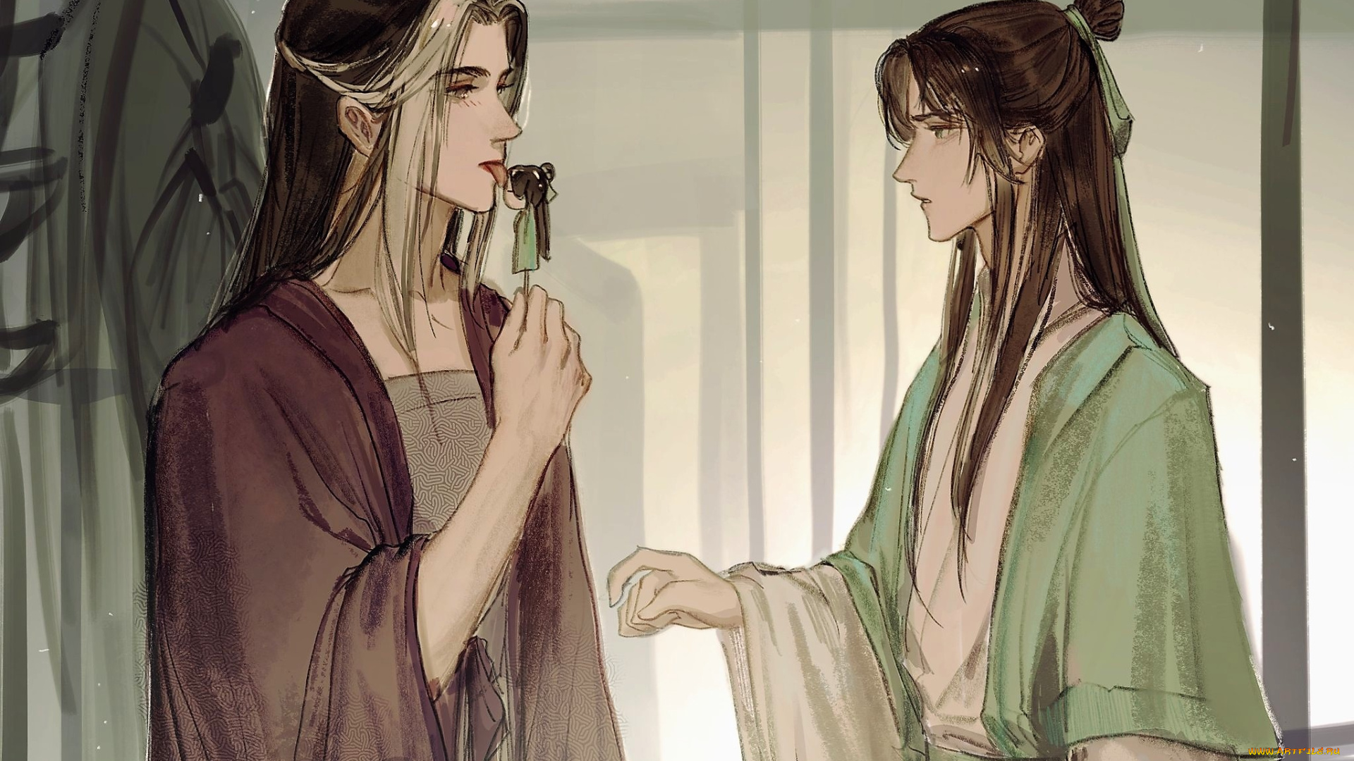 thousand, autumns, аниме, мужчины, леденец