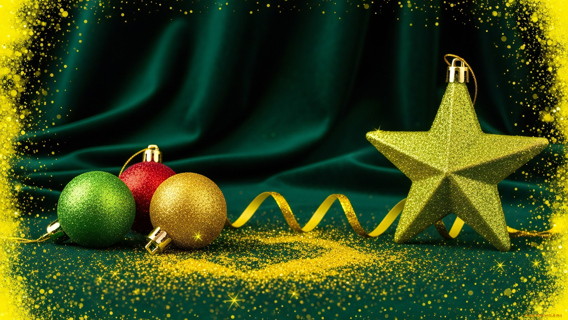 праздничные, украшения, новогодняя