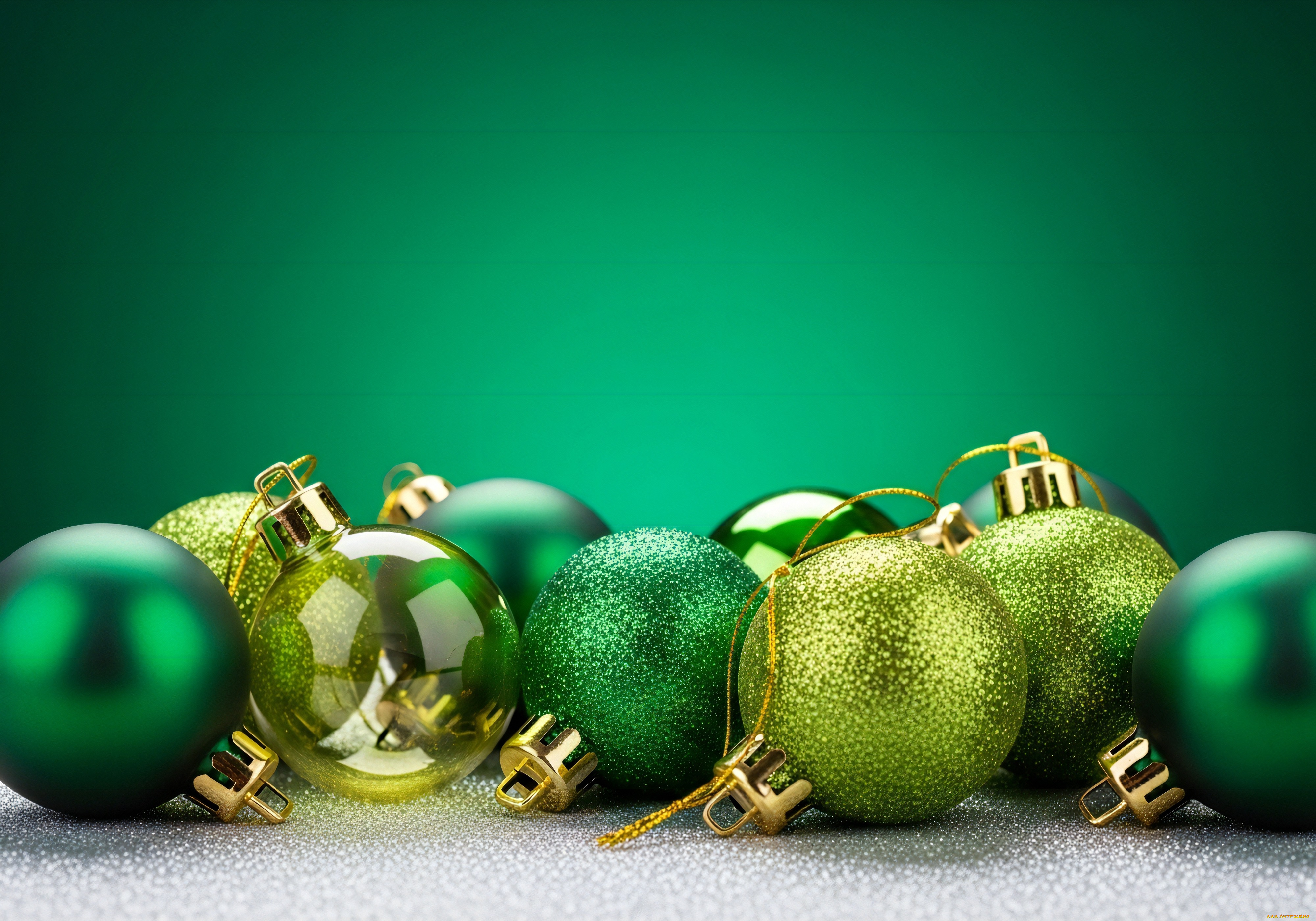 праздничные, шары, новогодняя