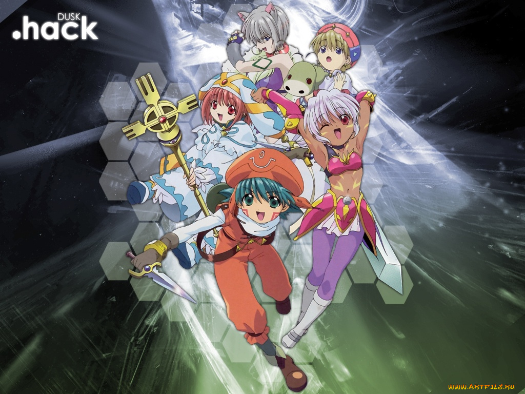 аниме, hack, sign