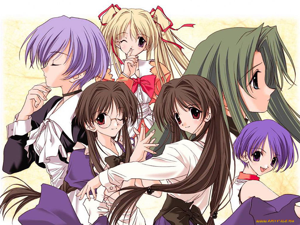 аниме, happy, lesson