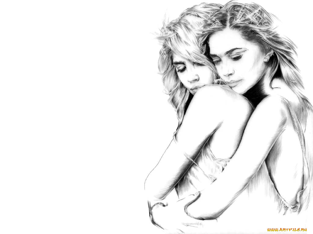 рисованные, люди