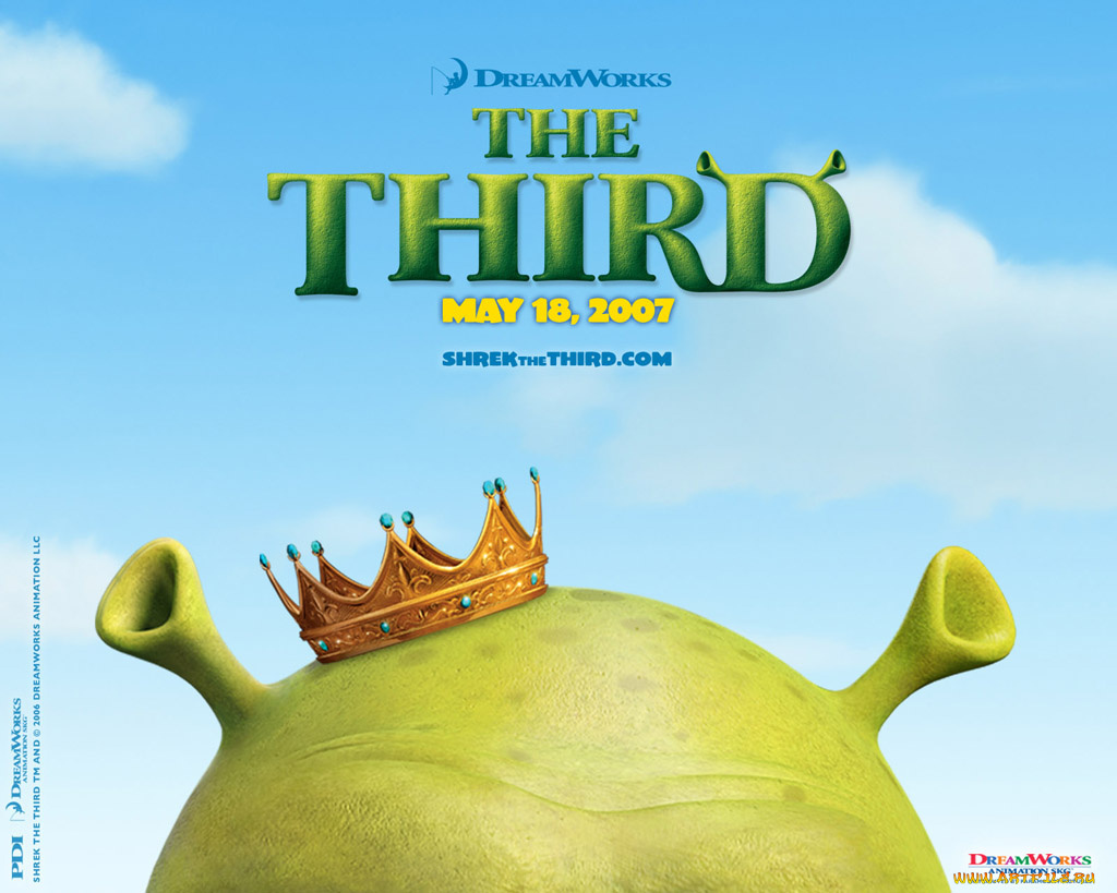 мультфильмы, shrek, the, third