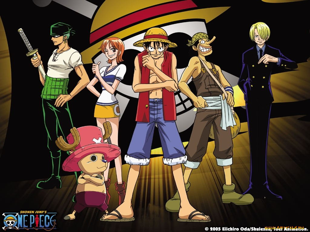 аниме, one, piece, nami, monkey, d, luffy, sanji, roronoa, zoro, chopper, usopp