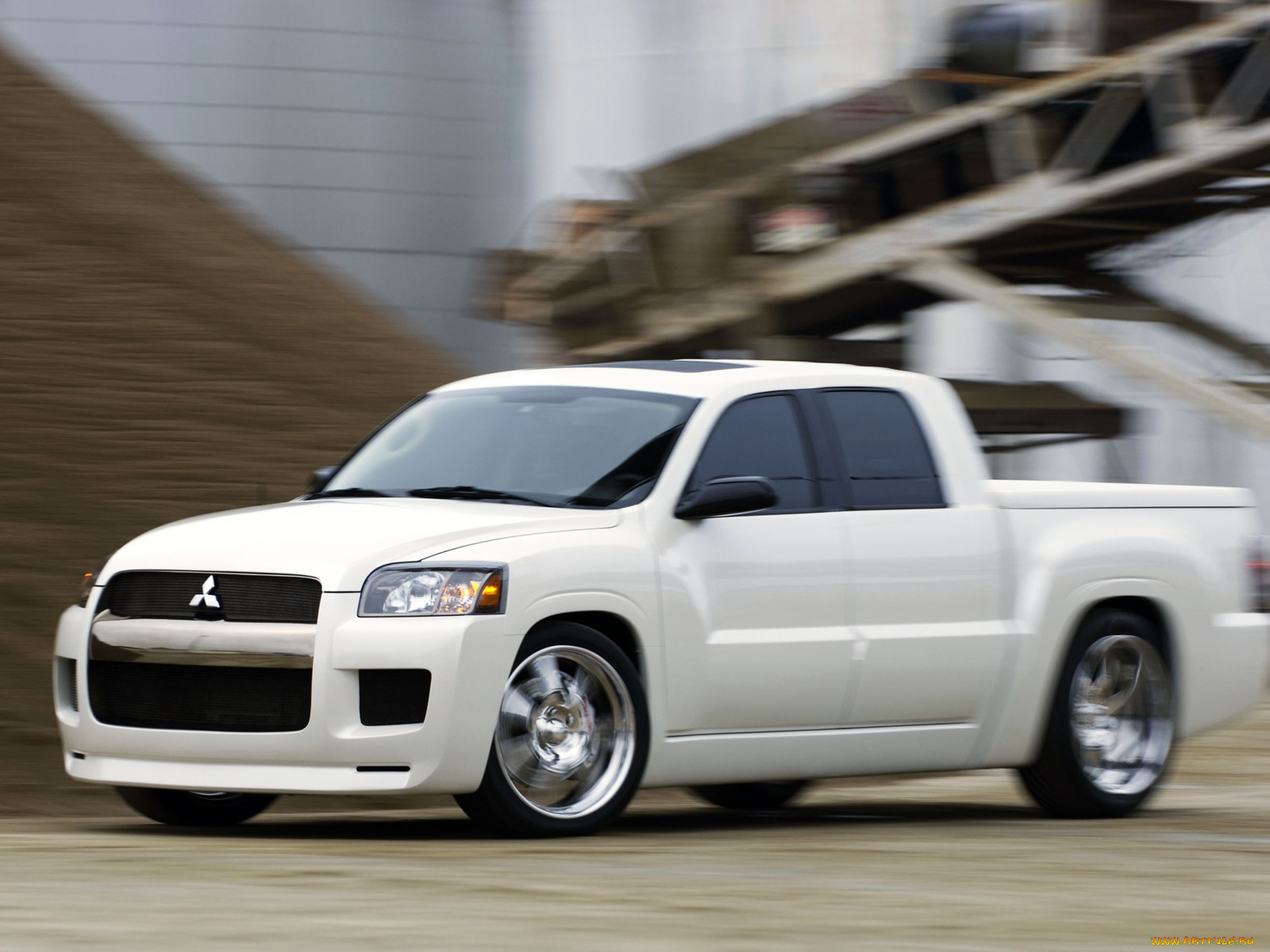 mitsubishi, street, raider, автомобили