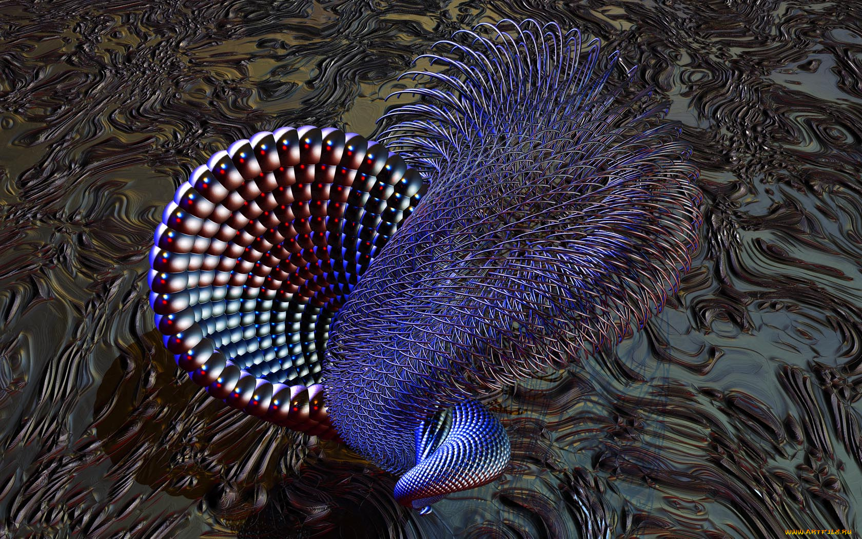 3д, графика, fractal, фракталы