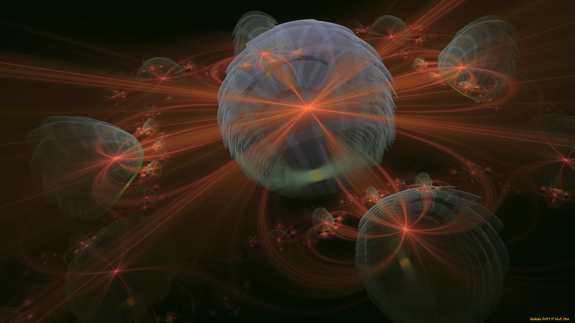 3д, графика, fractal, фракталы, цвета, узор, фон