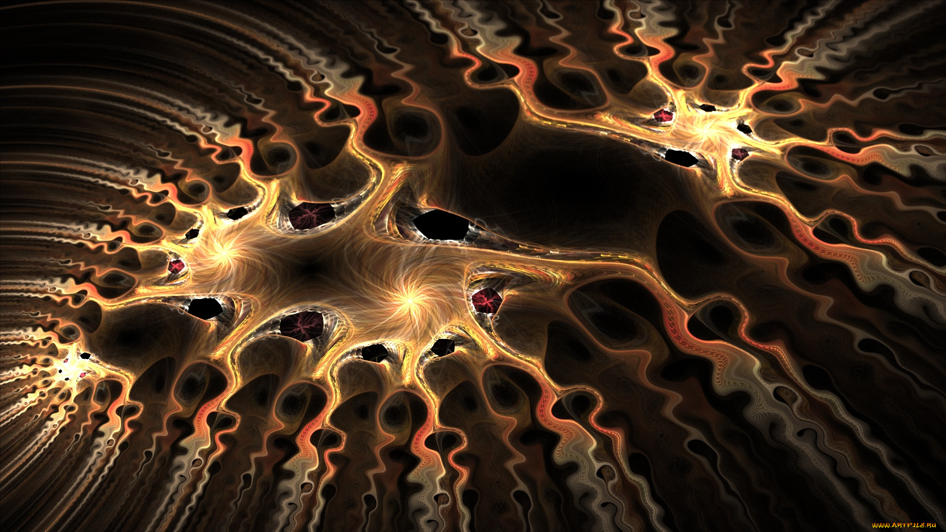 3д, графика, fractal, фракталы, фон, цвета, узор