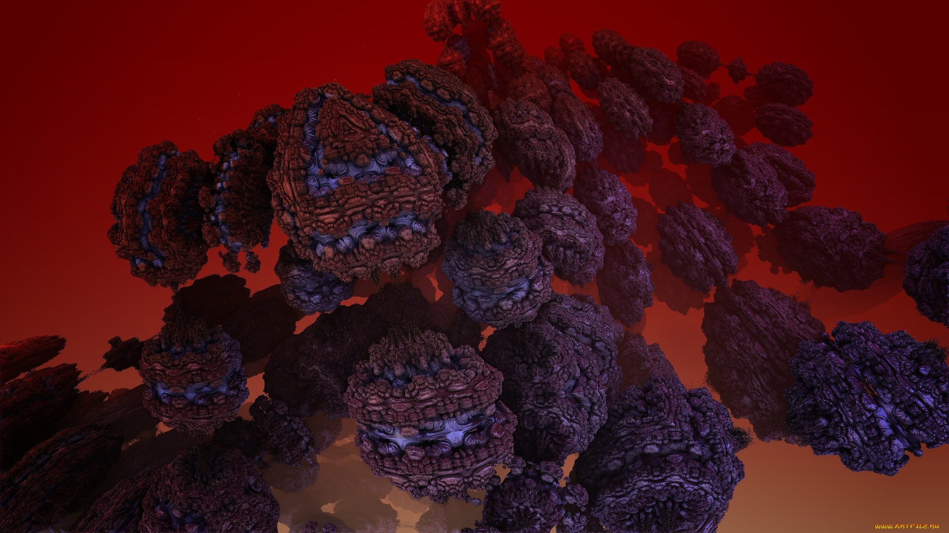 3д, графика, fractal, фракталы, фон, цвета, узор