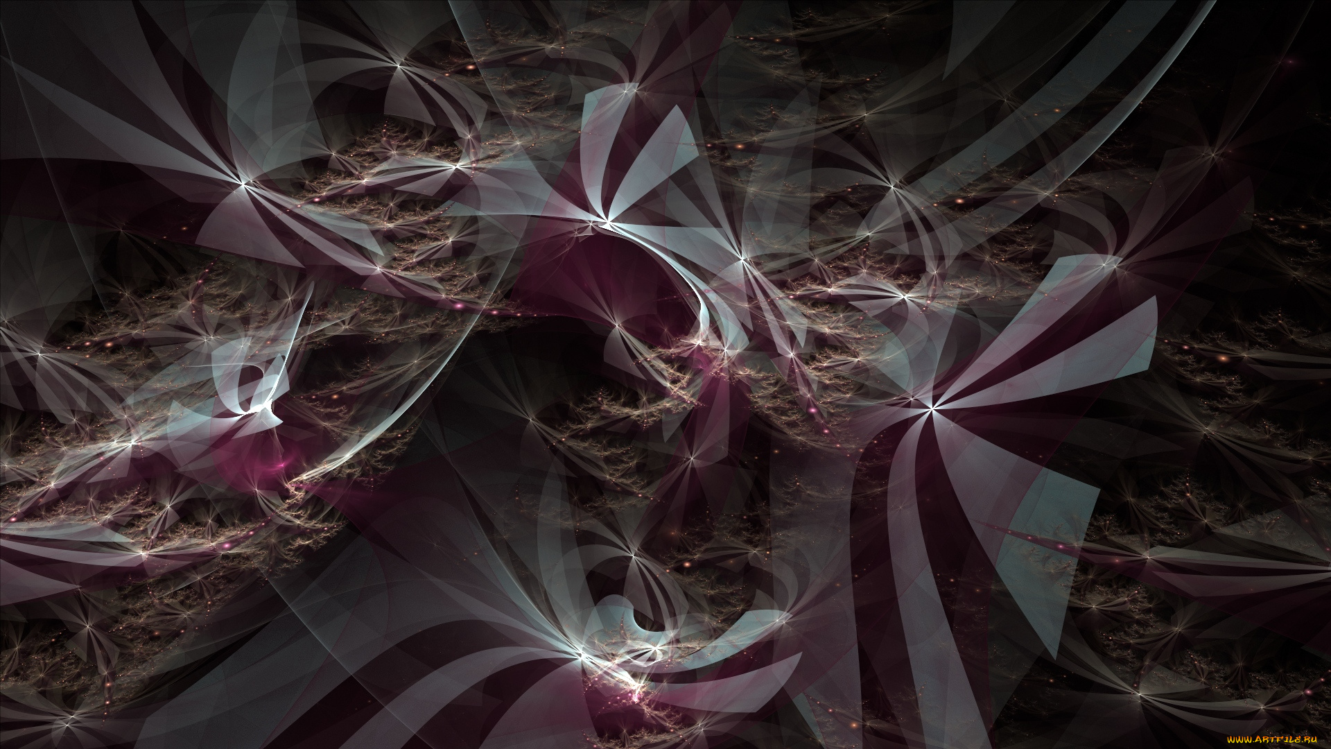 3д, графика, fractal, фракталы, узор, цвета, фон