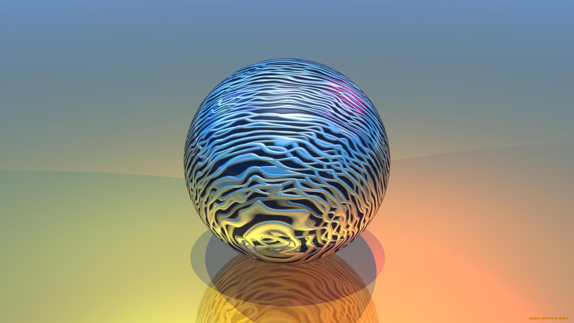 3д, графика, шары, шар