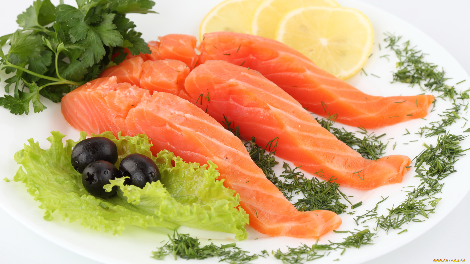 еда, рыба, морепродукты, суши, роллы, зелень