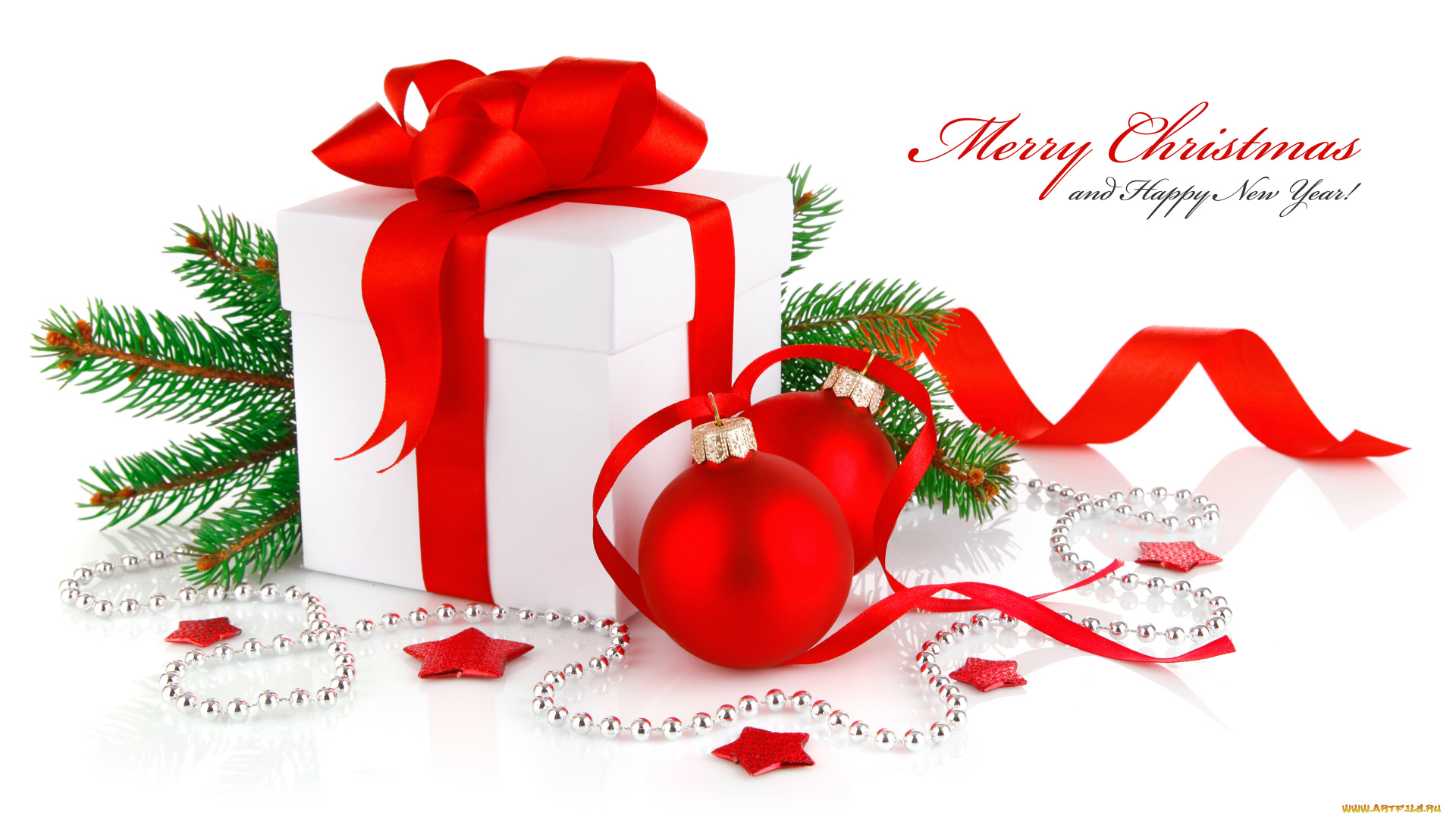 праздничные, шарики, украшения, новый, год