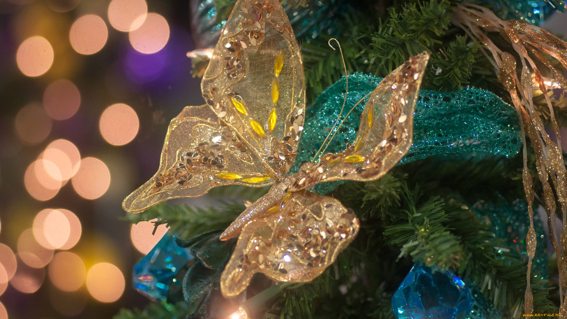 праздничные, украшения, бабочка