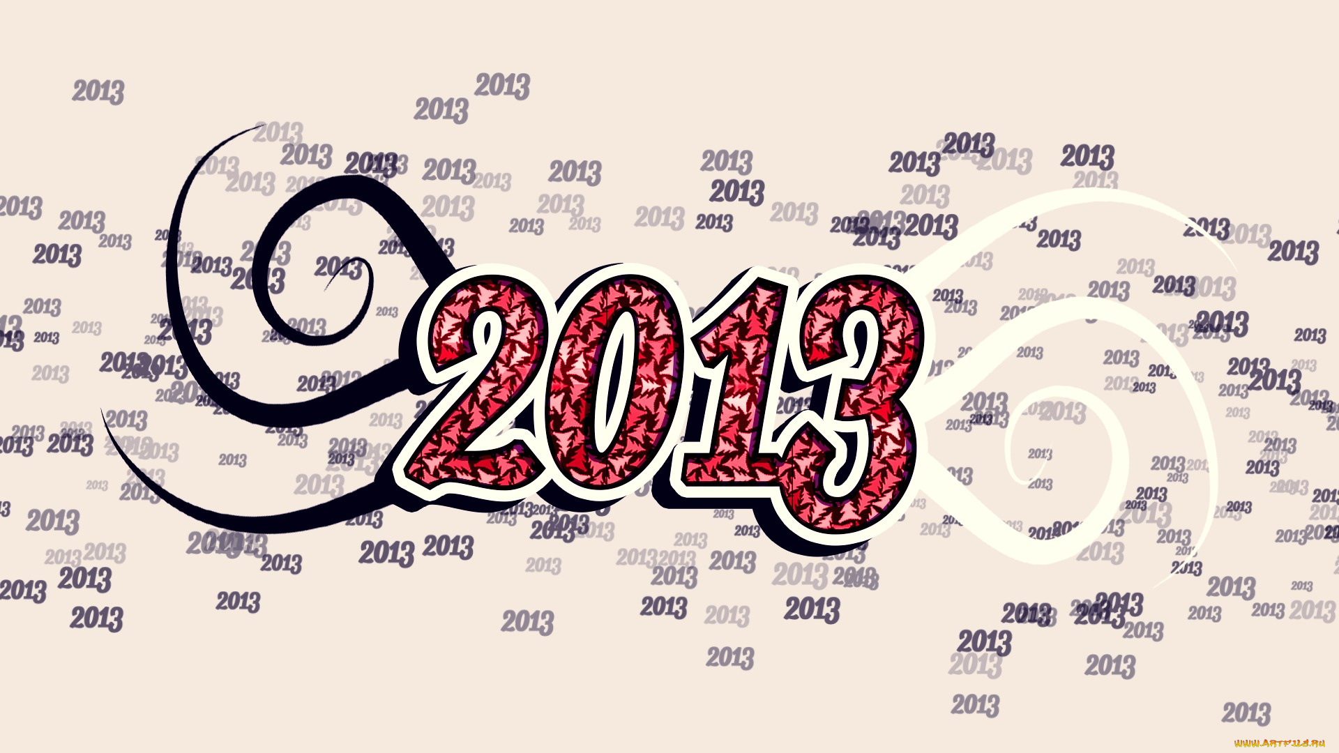 праздничные, векторная, графика, новый, год