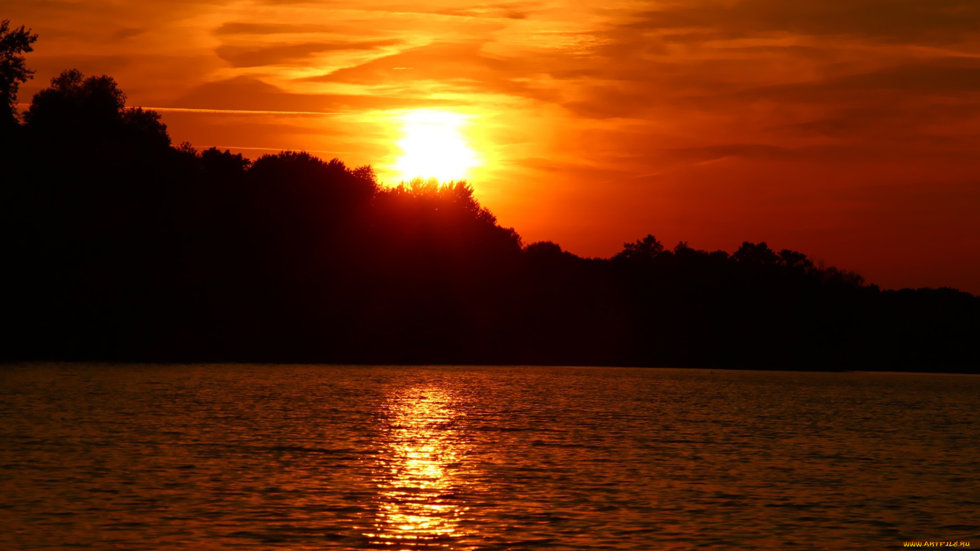 природа, восходы, закаты, озеро, небо, закат