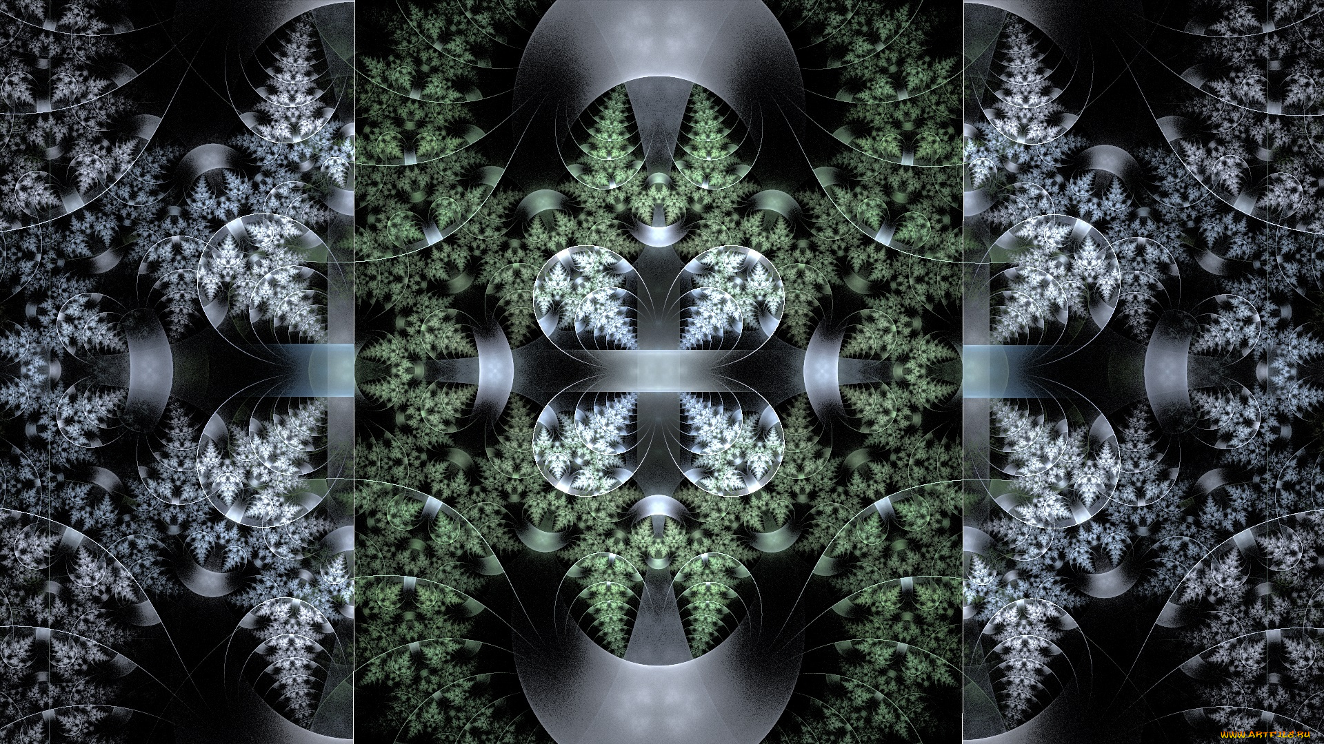 3д, графика, fractal, , фракталы, линии, фон, узор, цвета