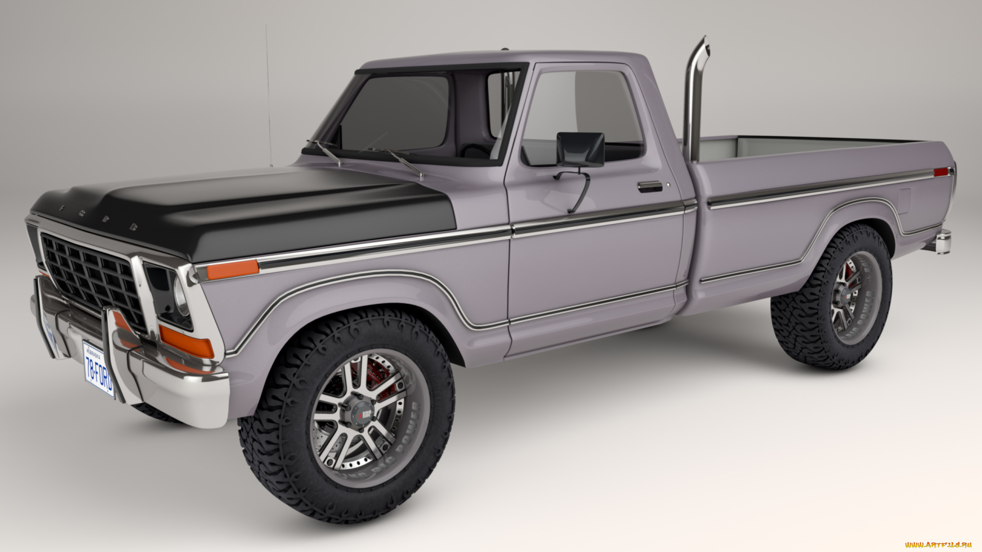 автомобили, 3д, f150, ford, 1978