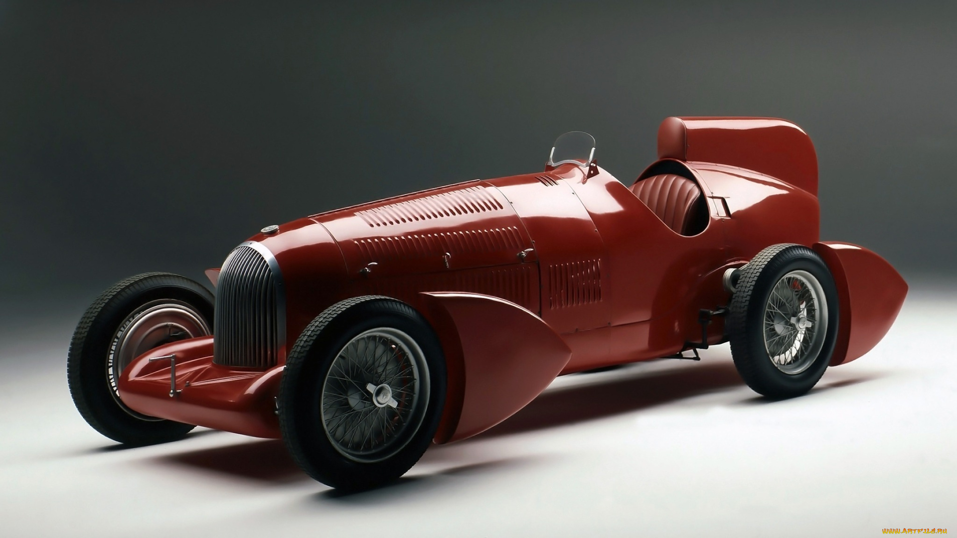 автомобили, классика, красная, крылья