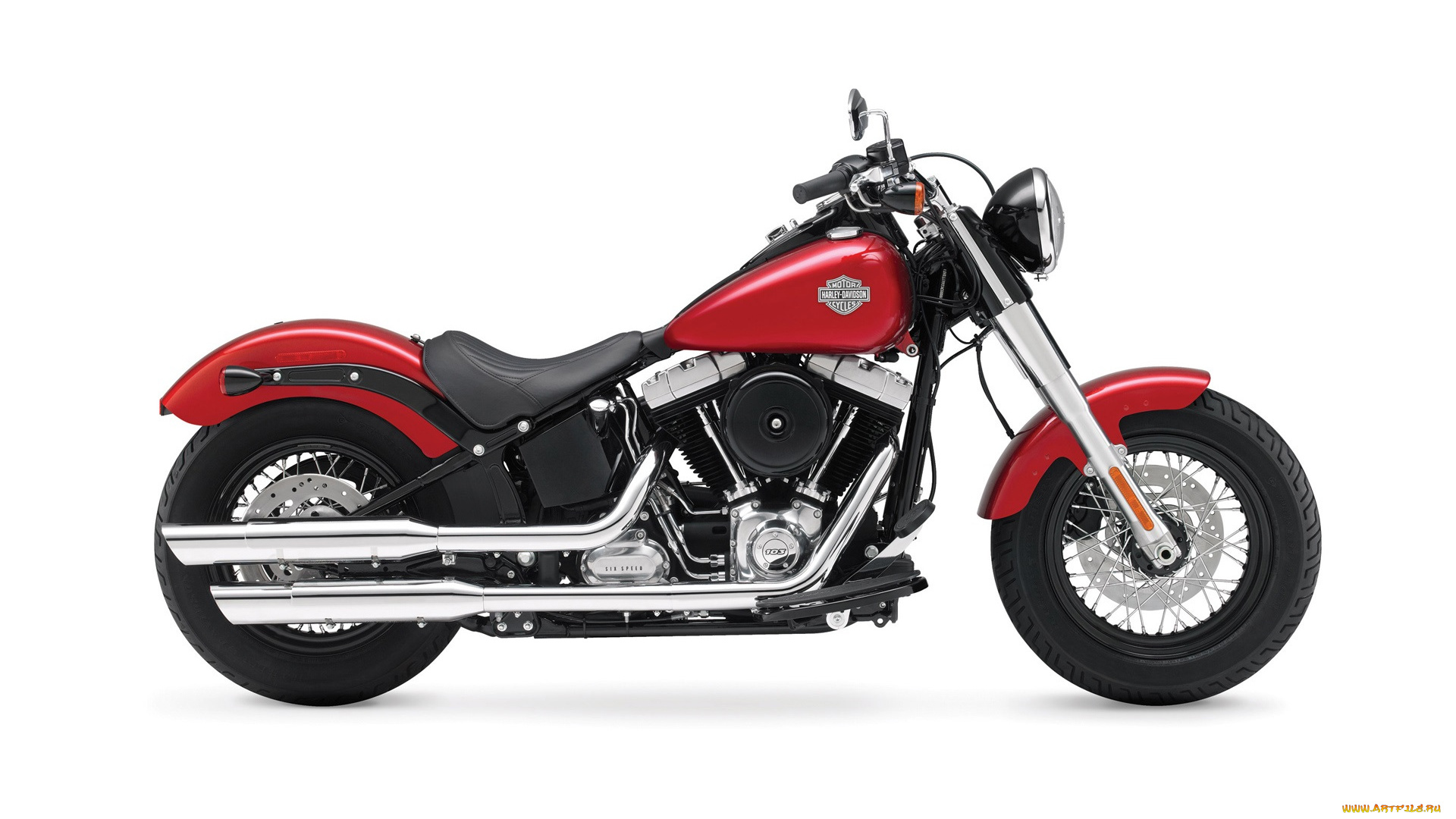 мотоциклы, harley-davidson, 2012, softail, slim