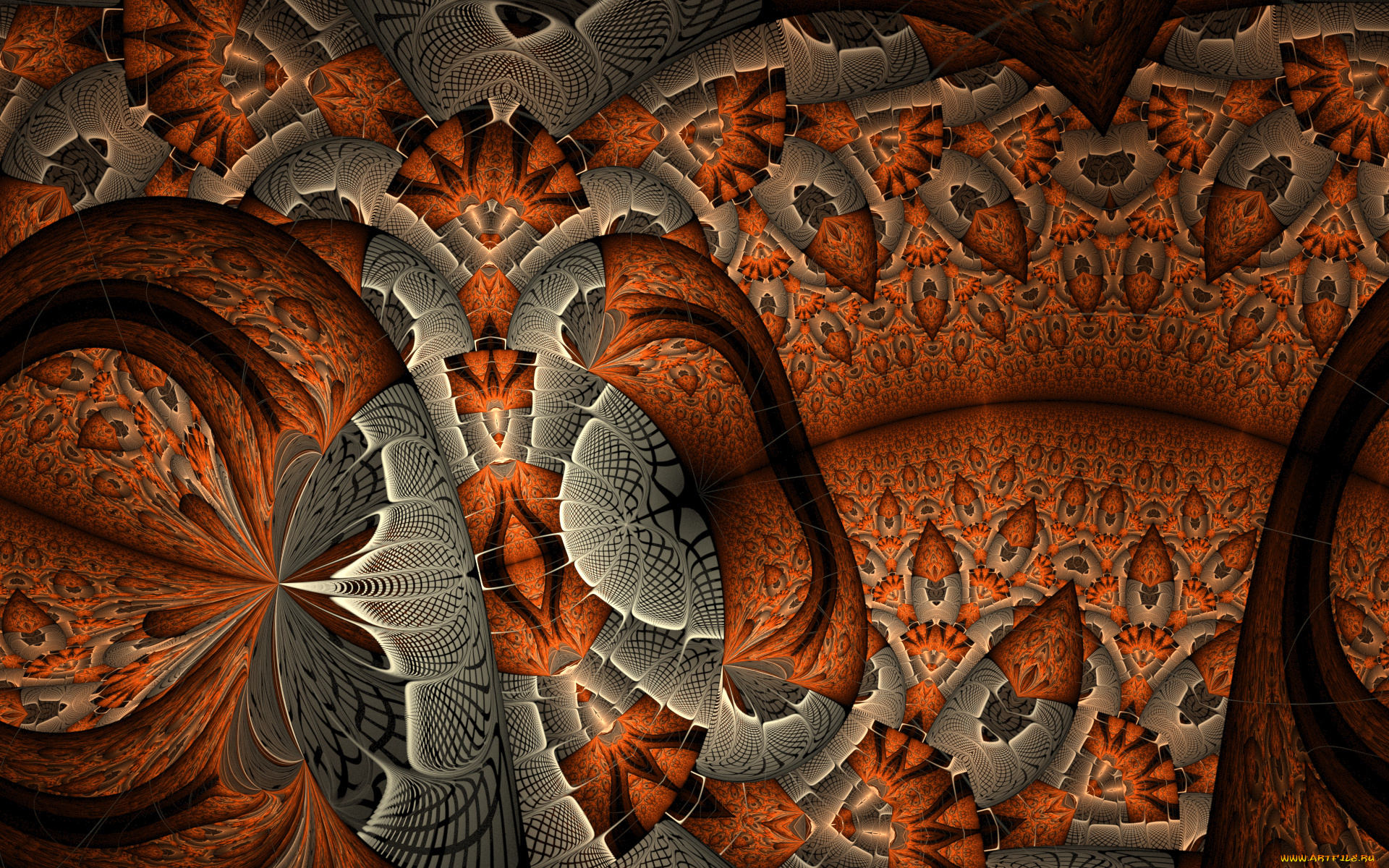 3д, графика, fractal, , фракталы, узор, цвета, фон