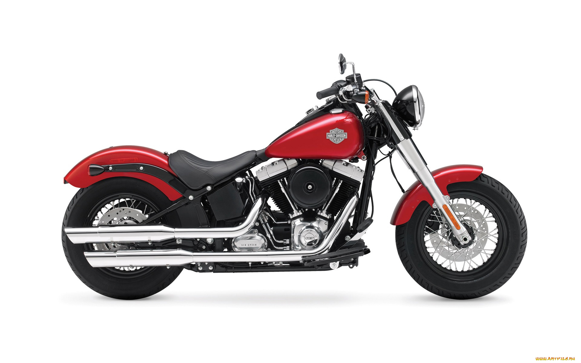 мотоциклы, harley-davidson, 2012, softail, slim