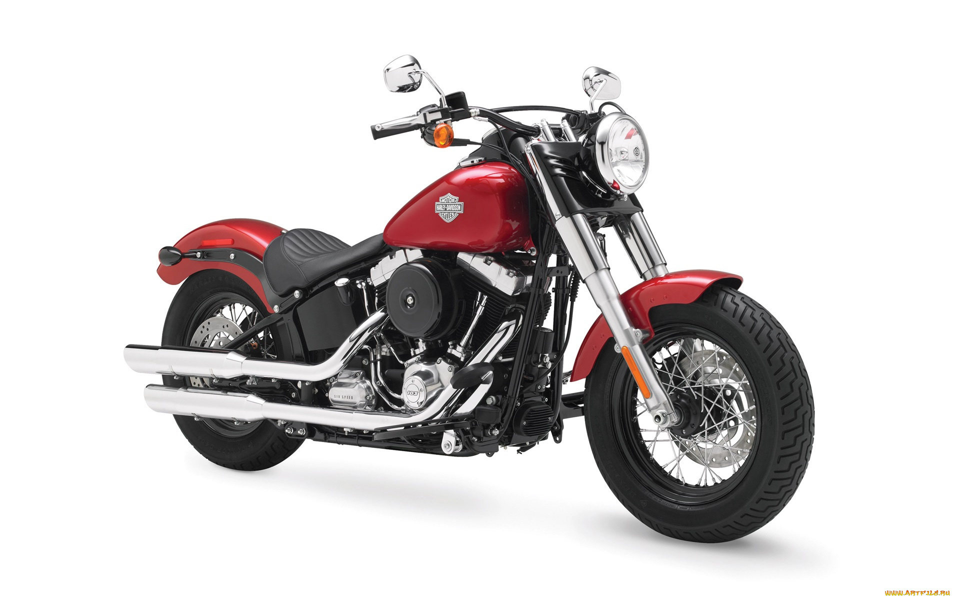 мотоциклы, harley-davidson, slim, 2012, softail