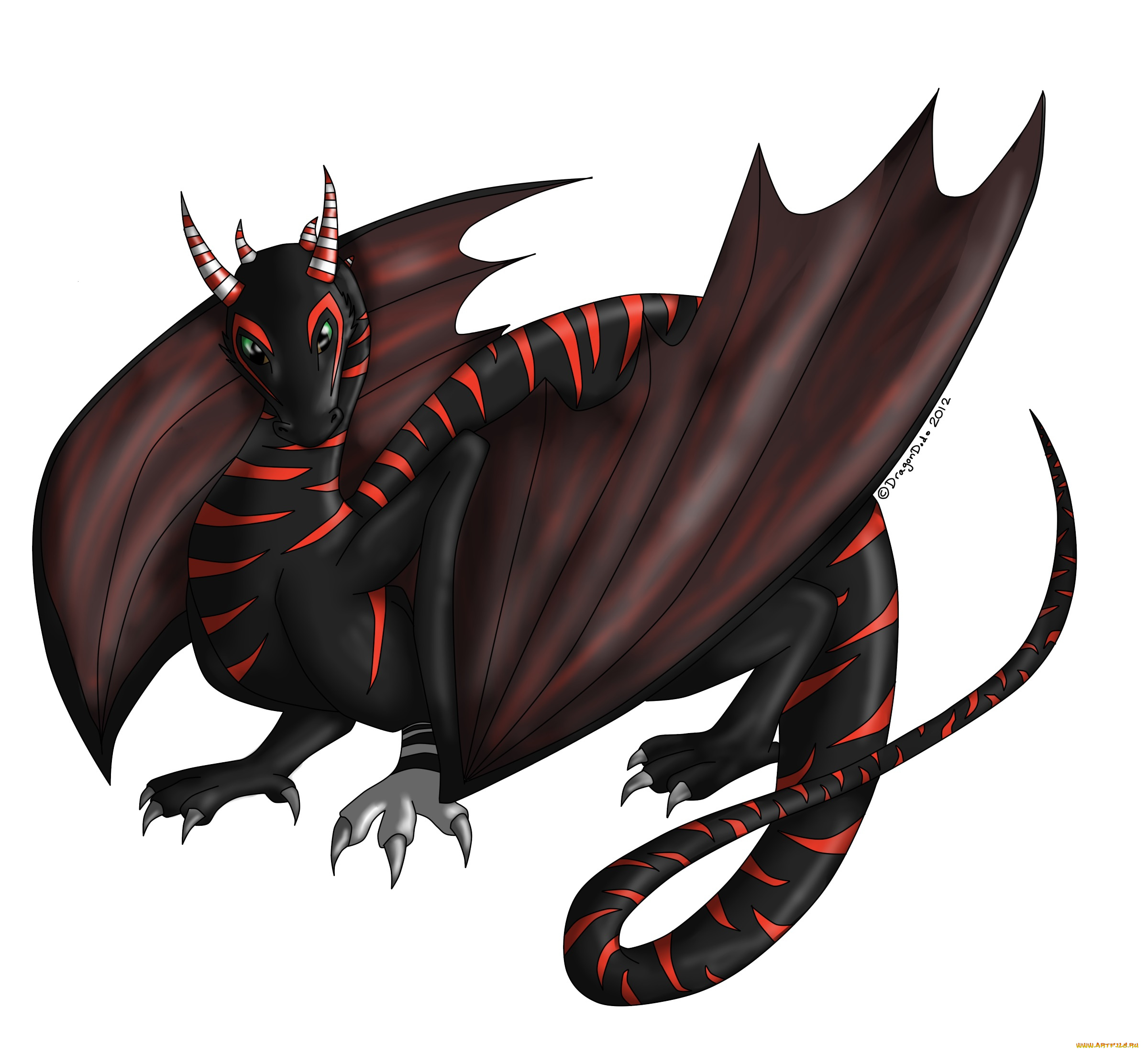 рисованные, животные, , сказочные, , мифические, дракон