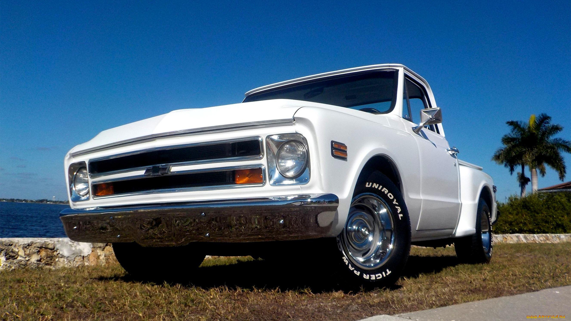 автомобили, custom, pick-up, chevy