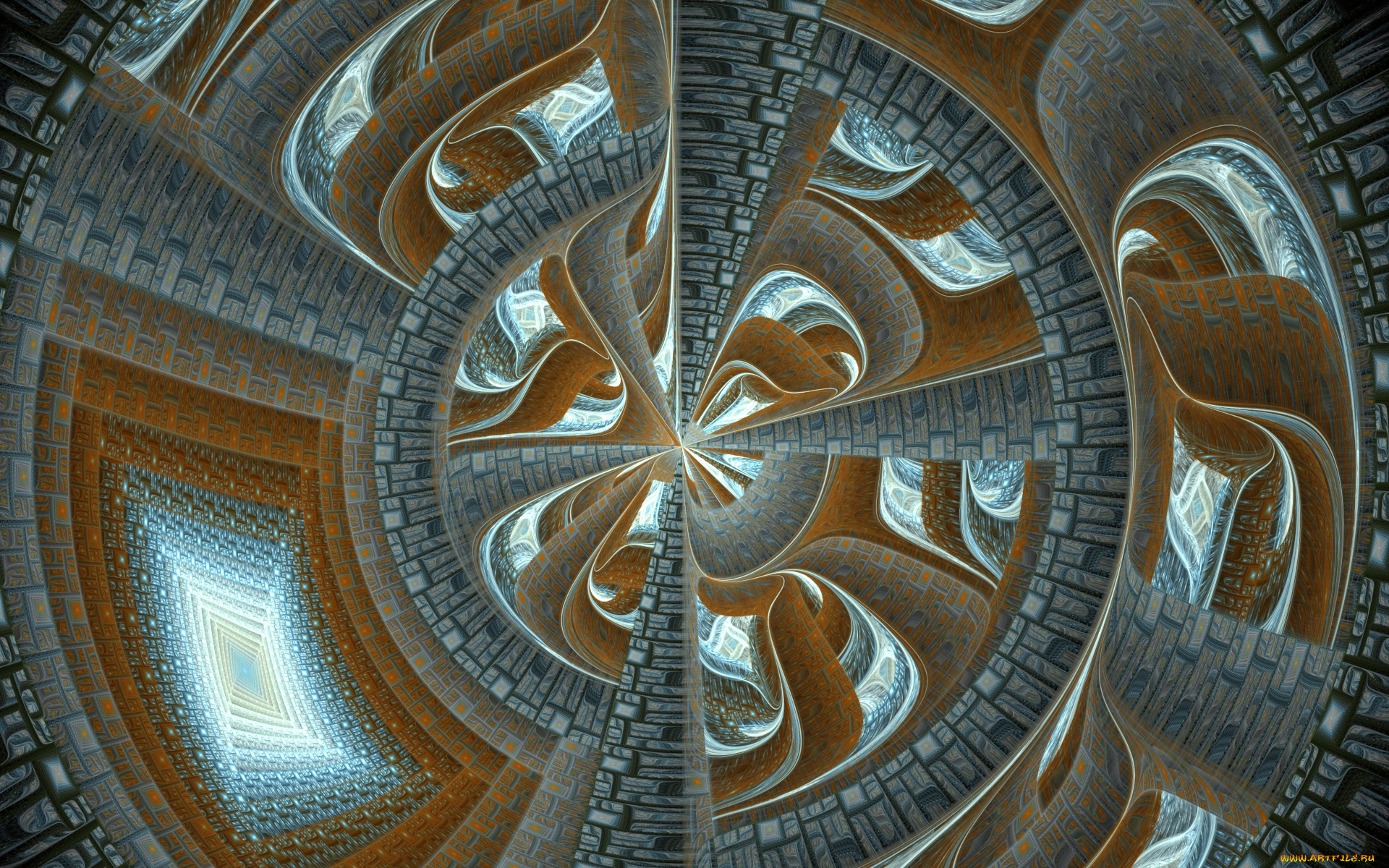 3д, графика, фракталы, , fractal, цвета, фон, узор