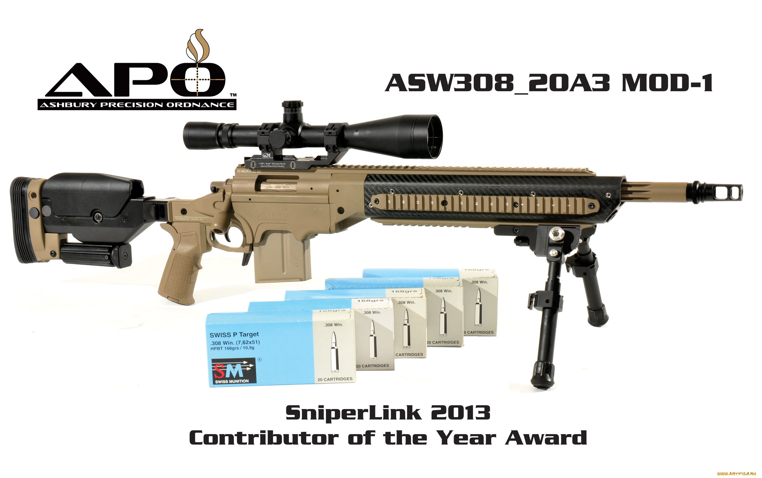 оружие, винтовки, с, прицеломприцелы, swd