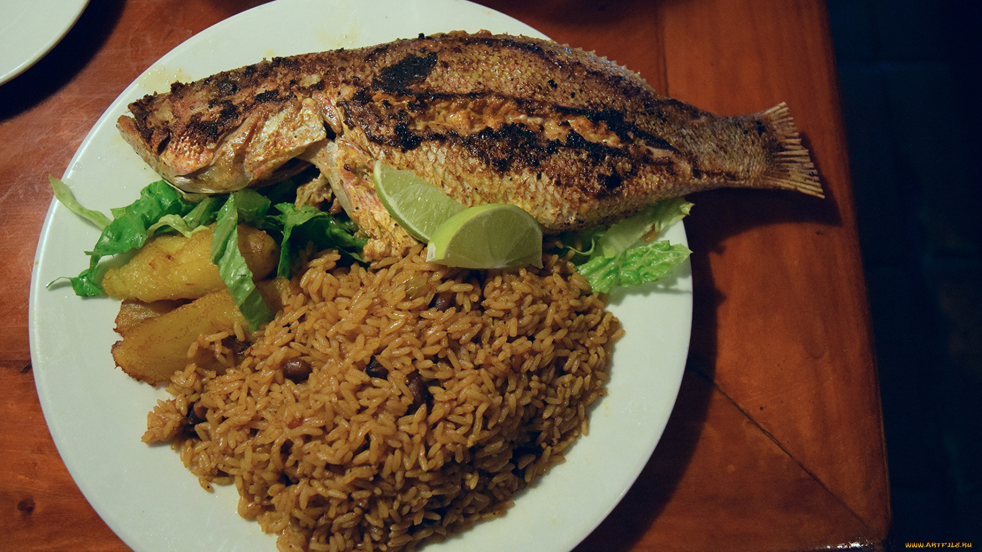 еда, рыбные, блюда, , с, морепродуктами, рис, рыба