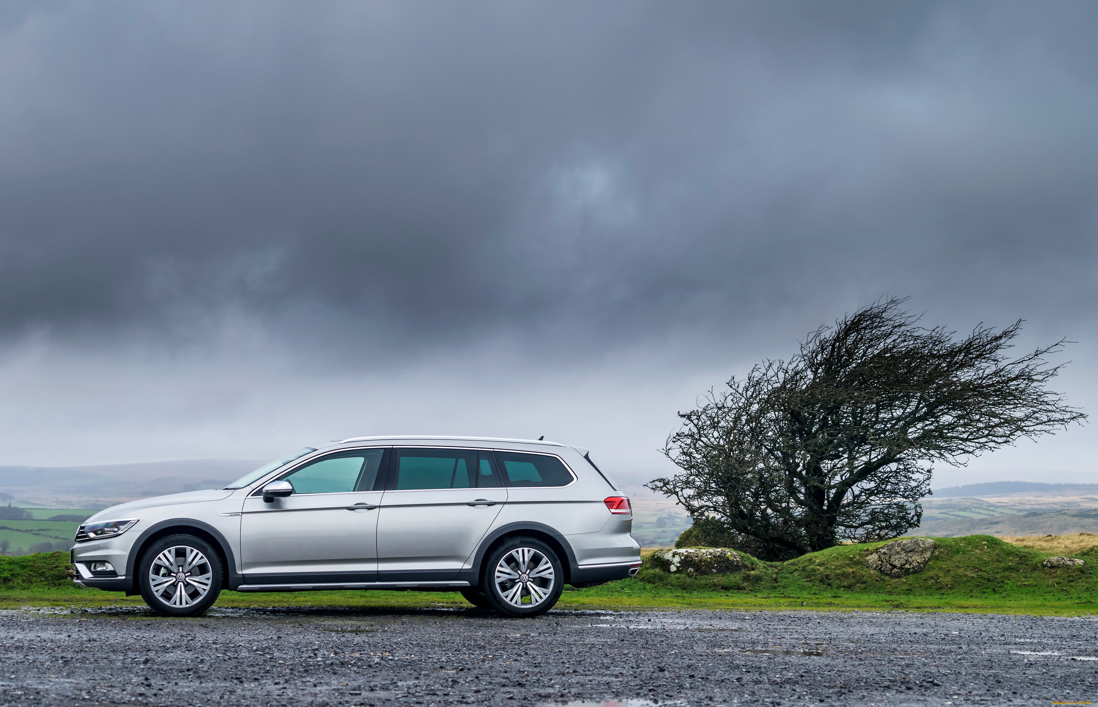 автомобили, volkswagen, passat, alltrack, uk-spec, b8, 2015г