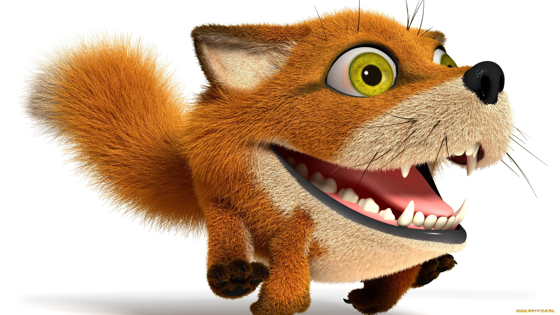 3д, графика, юмор, , humor, взгляд, морда, фон