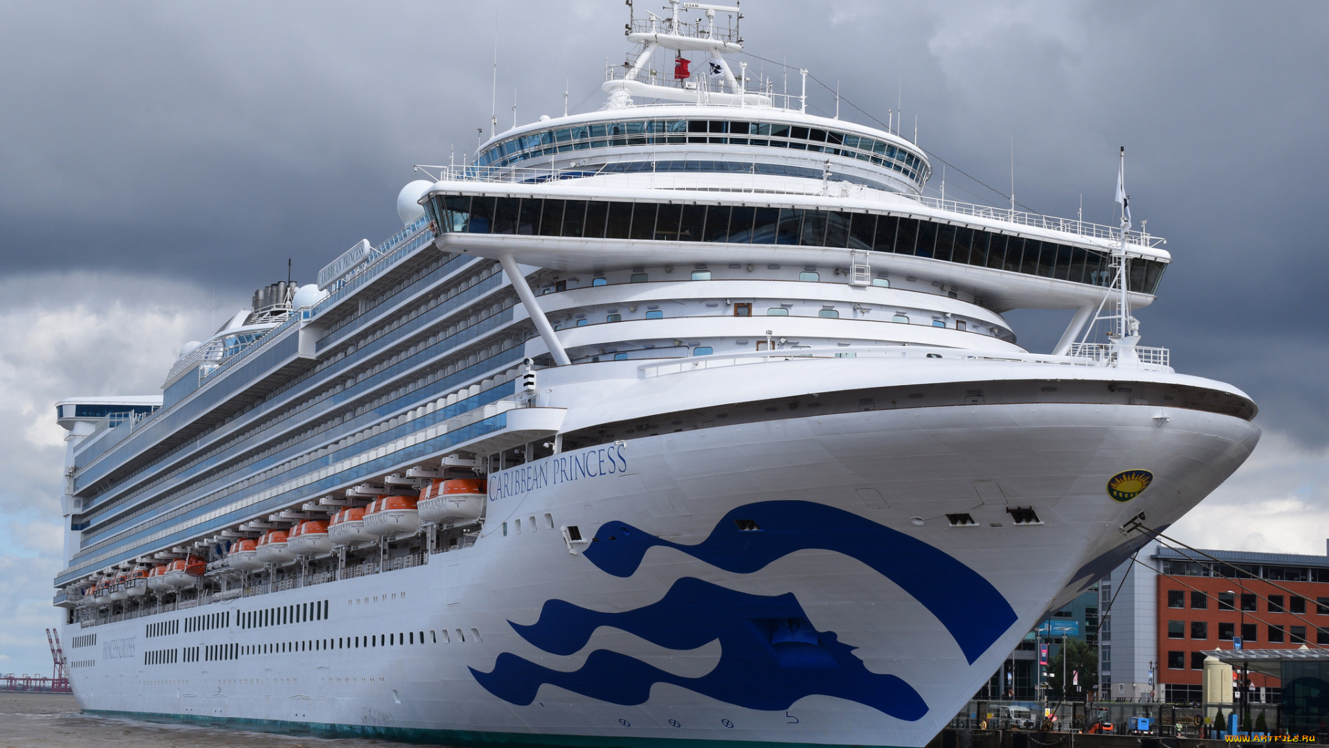 caribbean, princess, корабли, лайнеры, лайнер, круиз