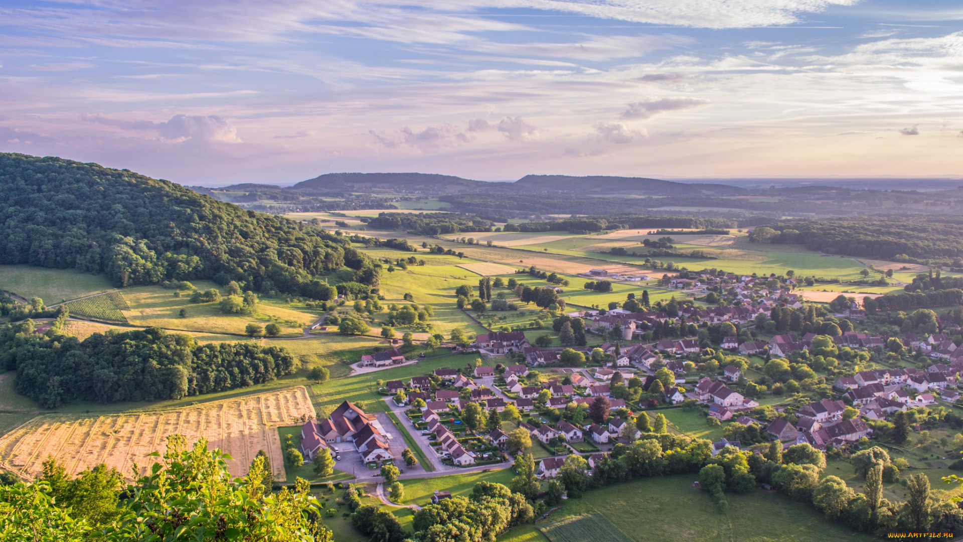 города, -, панорамы, простор