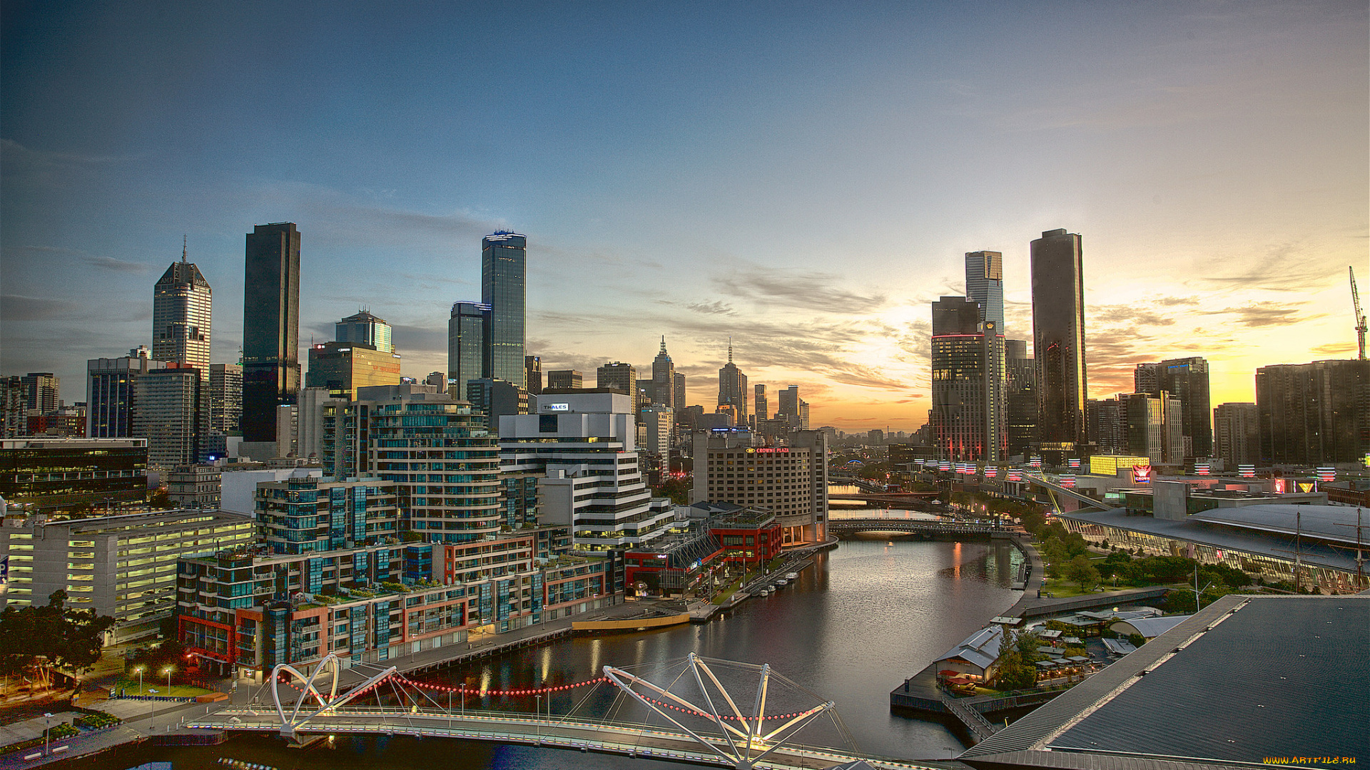 melbourne, города, мельбурн, , австралия, небоскребы, панорама