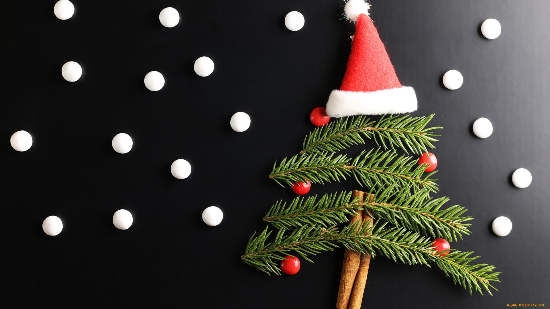 праздничные, -, разное, , новый, год, фон, новый, год, шапка, ель