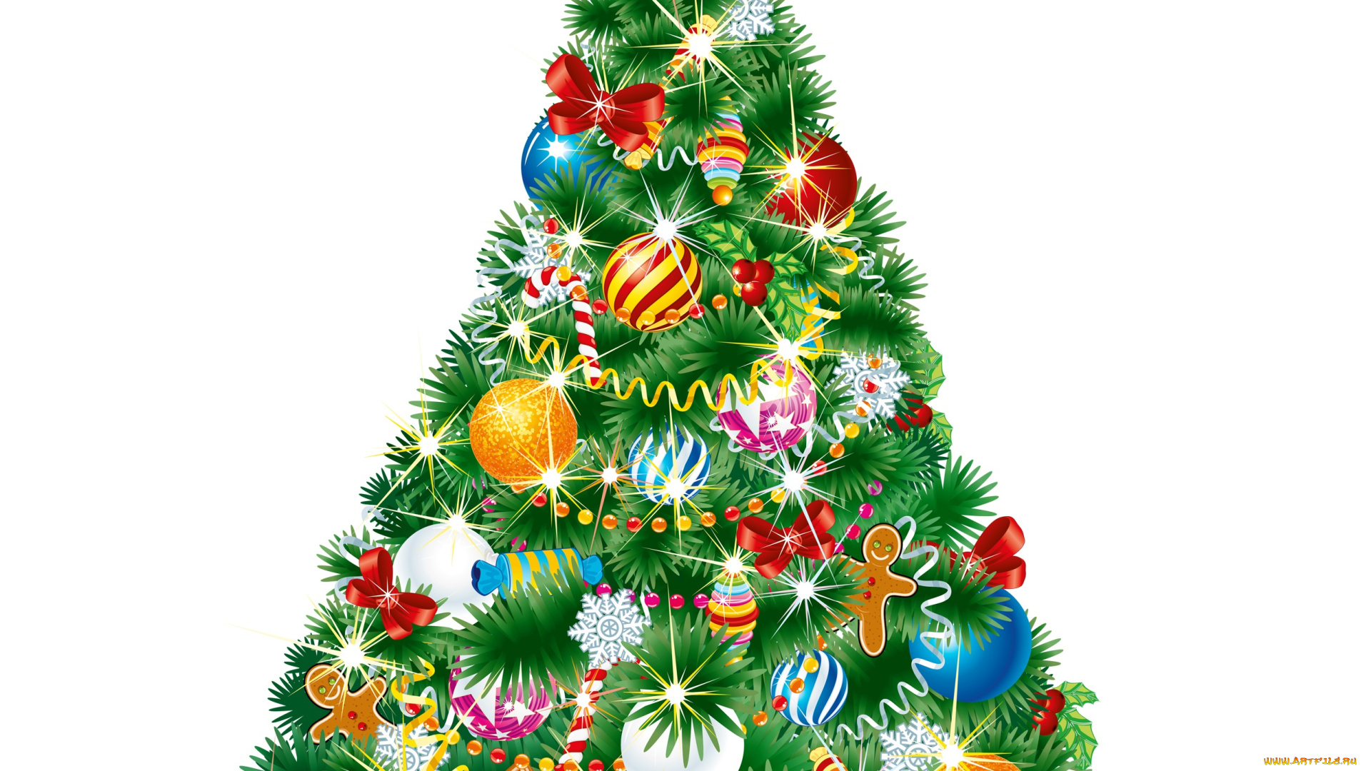 праздничные, векторная, графика, , новый, год, елка, фон, новый, год, праздник, украшения