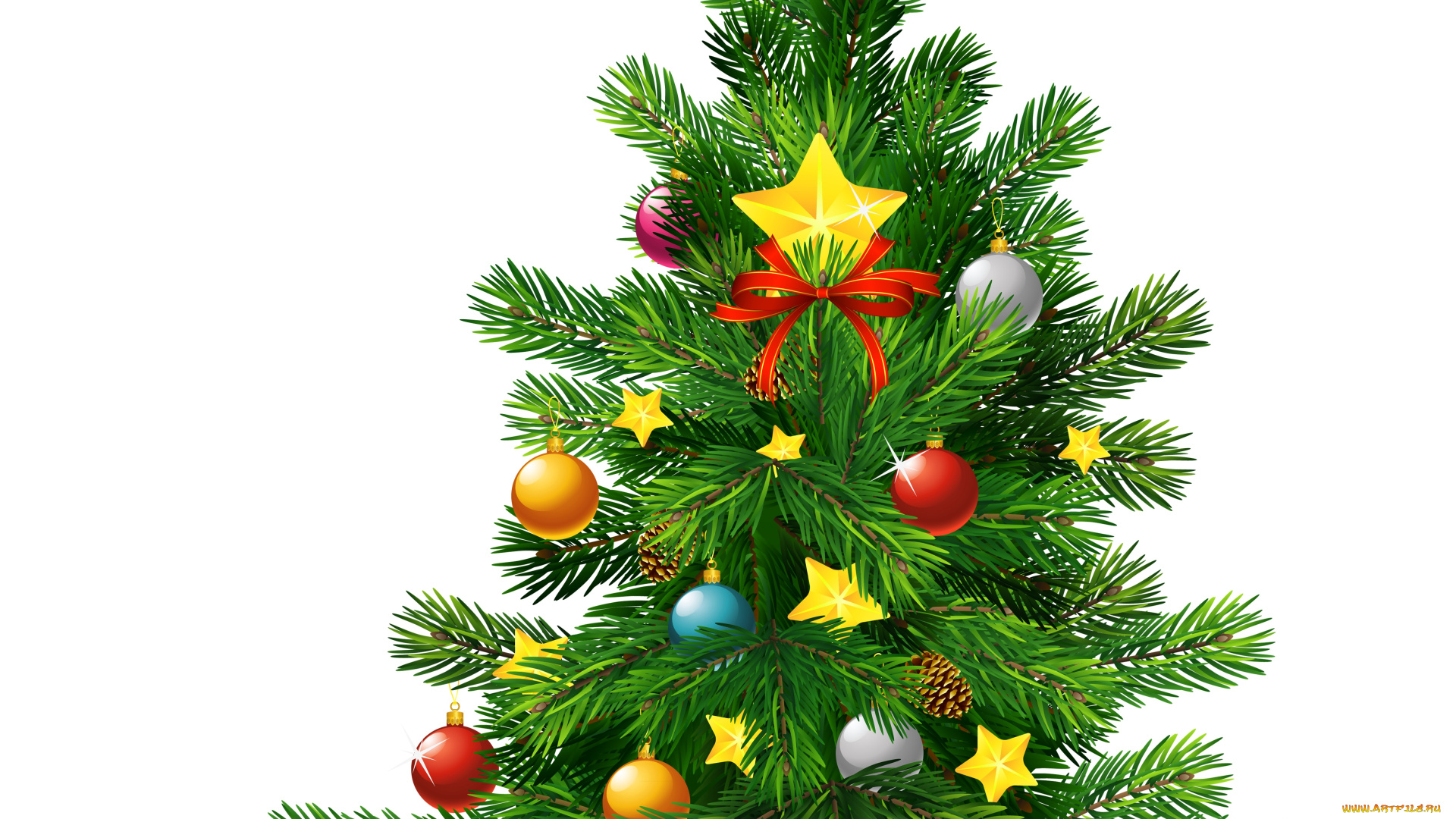 праздничные, векторная, графика, , новый, год, новый, год, праздник, украшения, елка, фон