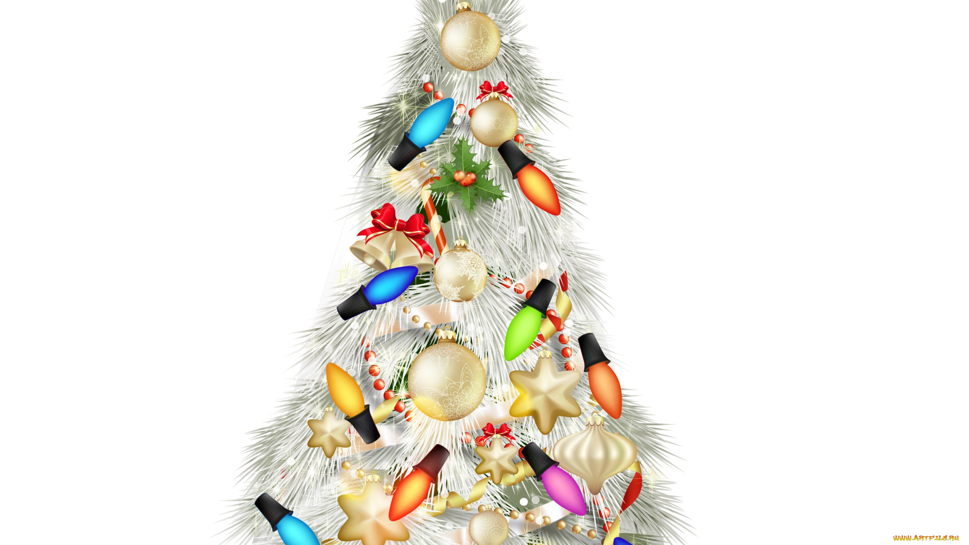 праздничные, векторная, графика, , новый, год, украшения, елка, фон, новый, год, праздник