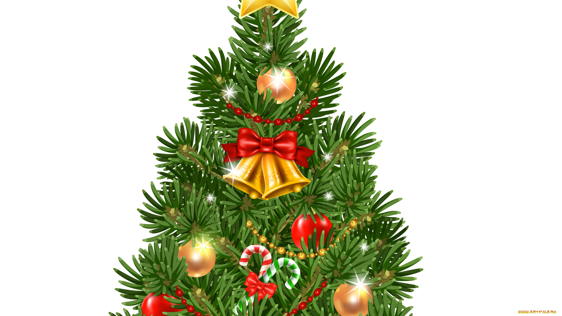 праздничные, векторная, графика, , новый, год, украшения, елка, фон, праздник, новый, год