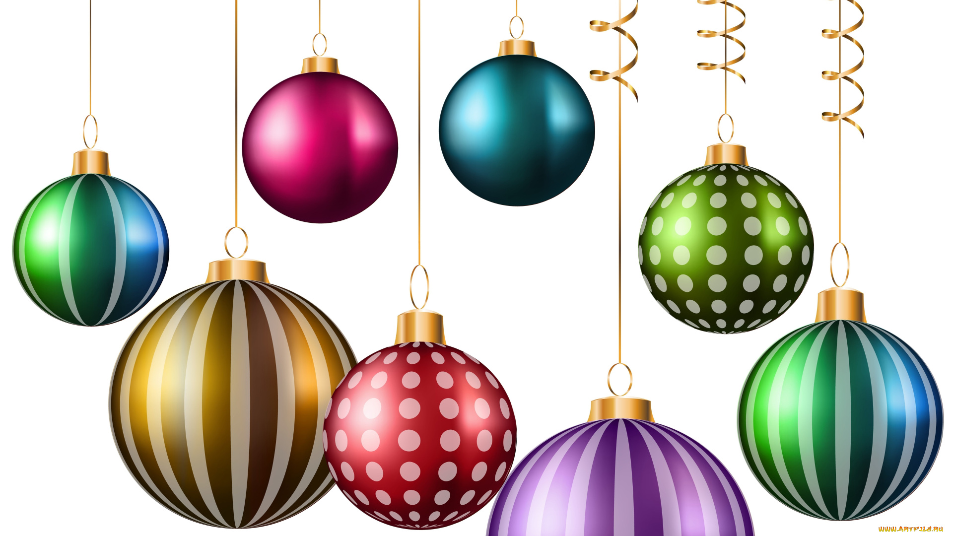 праздничные, векторная, графика, , новый, год, украшения, шары, праздник, фон, новый, год