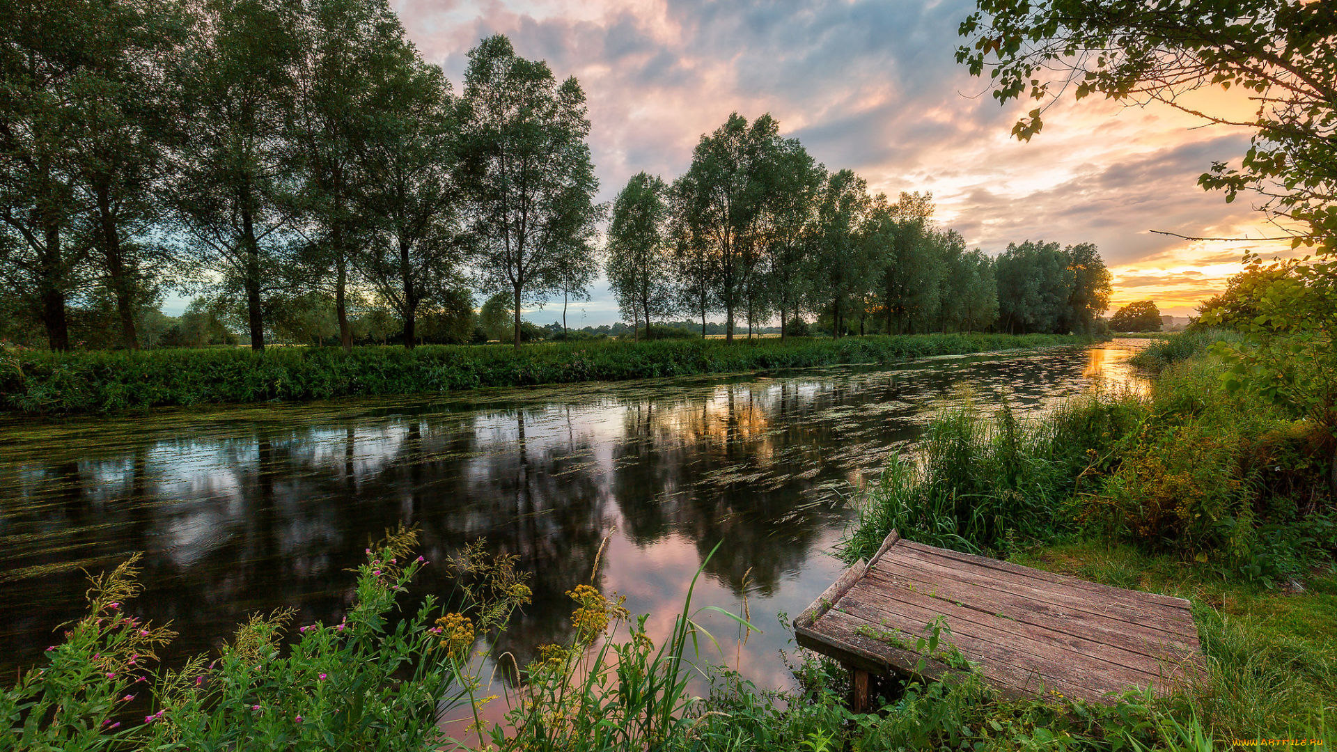 природа, реки, озера, простор