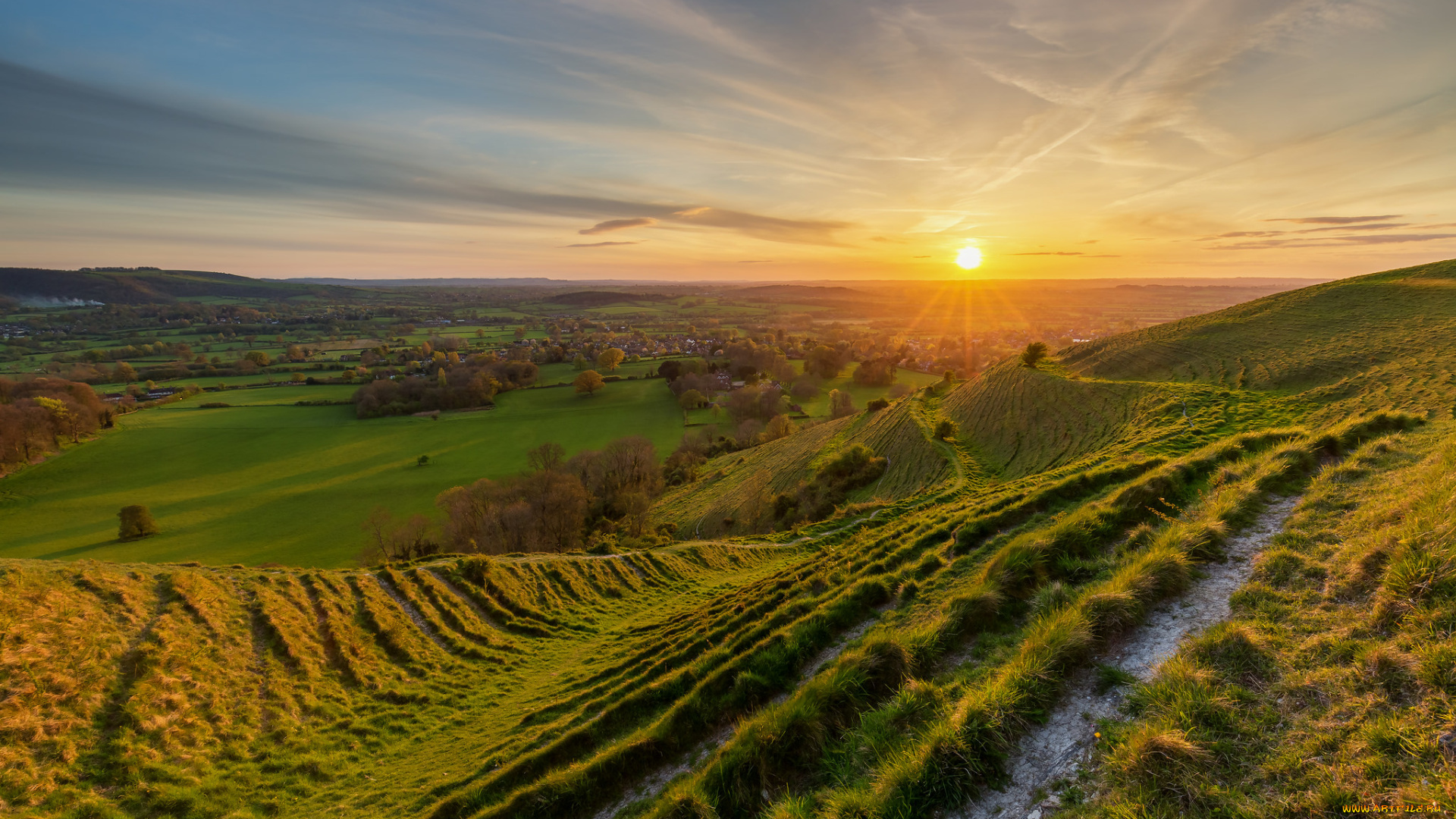 природа, восходы, закаты, простор