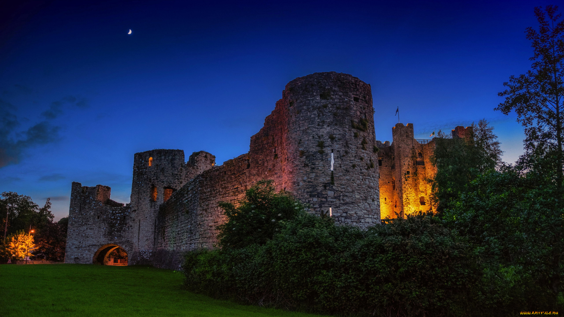 trim, castle, города, замки, ирландии, trim, castle