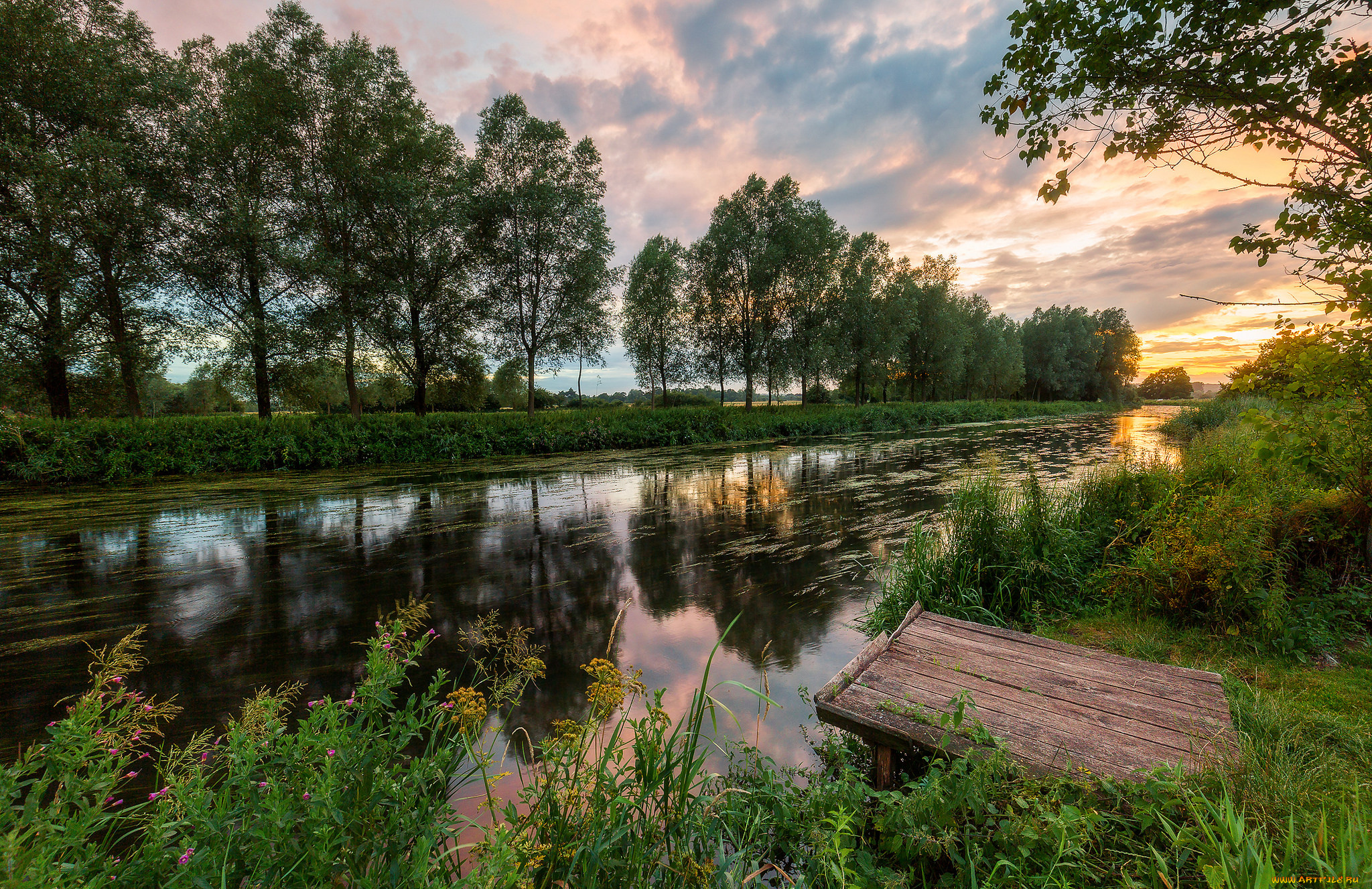 природа, реки, озера, простор