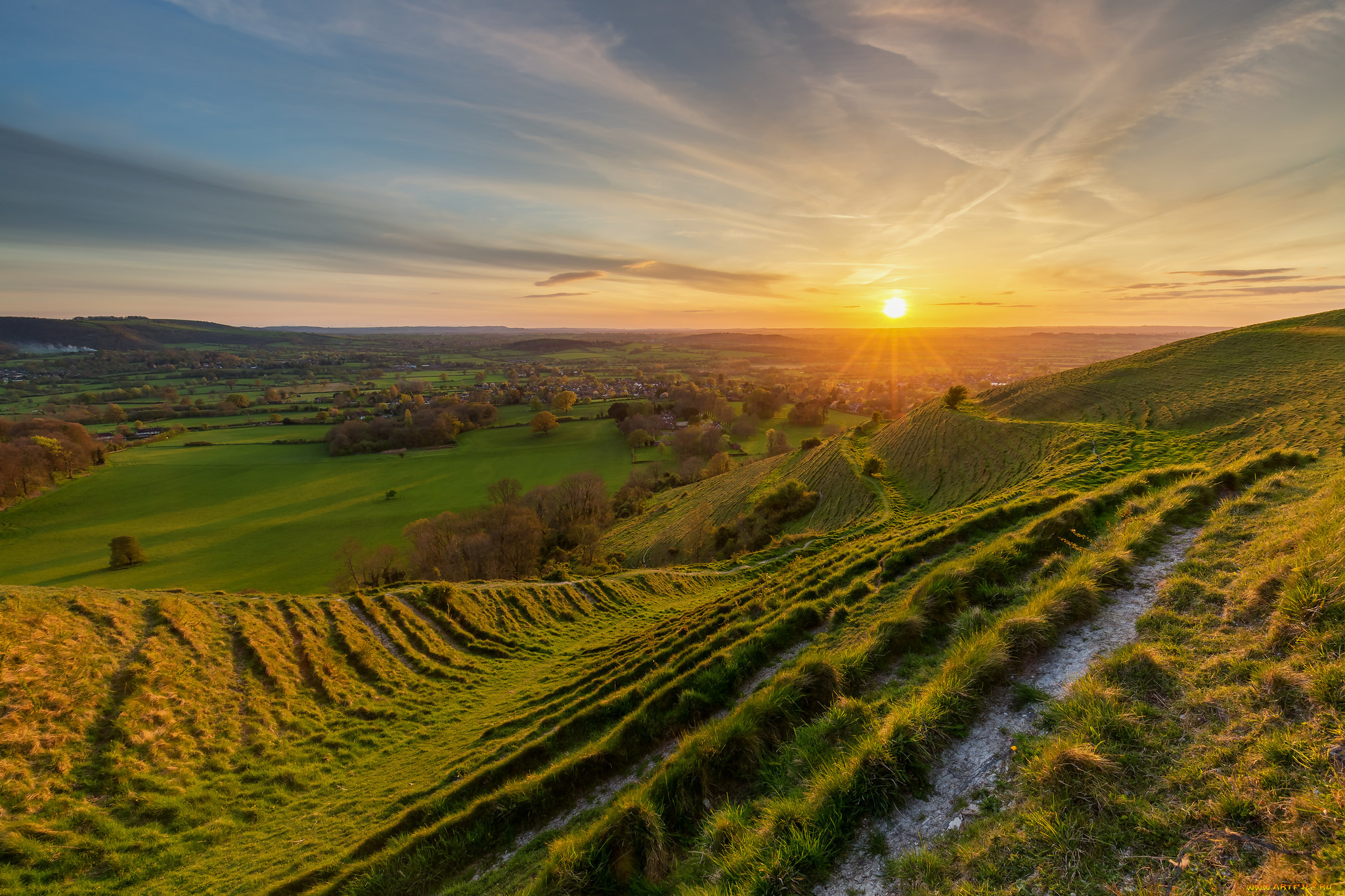 природа, восходы, закаты, простор