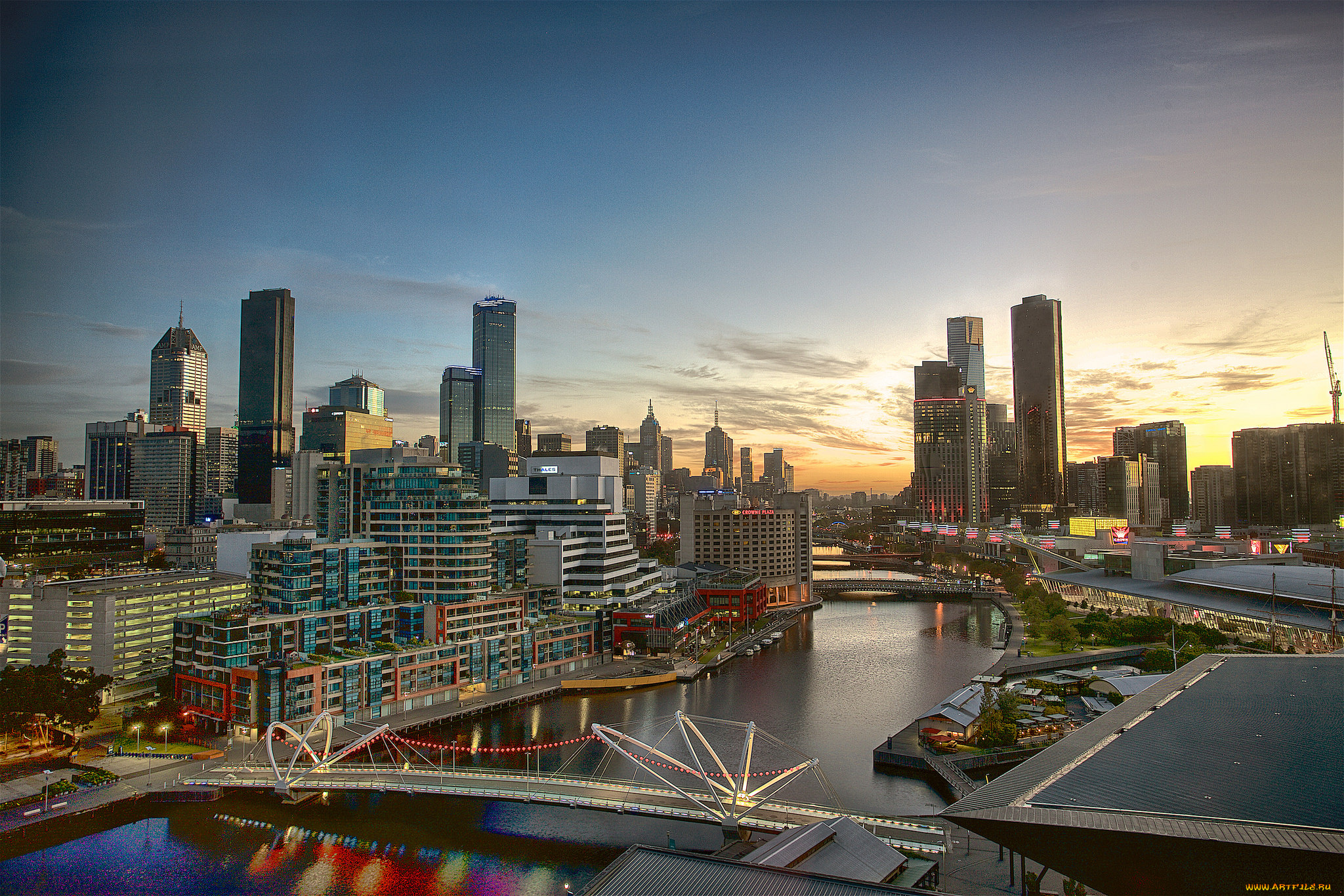 melbourne, города, мельбурн, , австралия, небоскребы, панорама